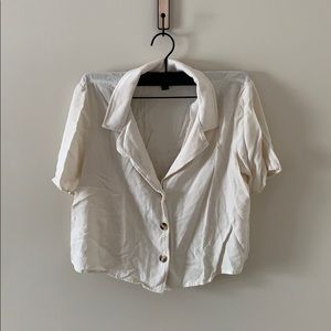 Wild Fable Button Crop Top